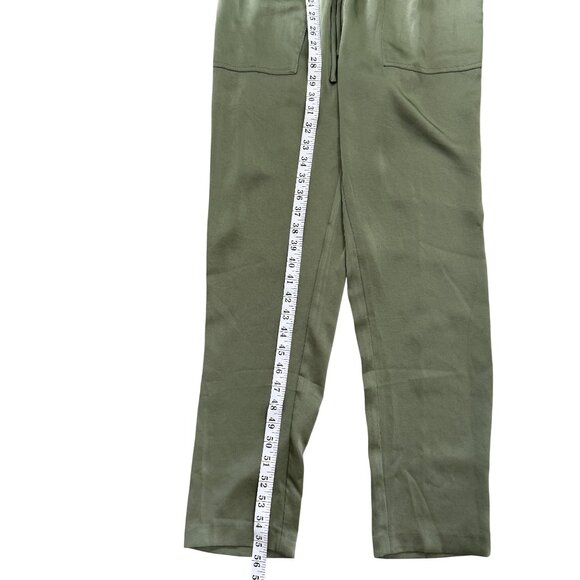 Ramy Brook Hudson Jumpsuit Sleeveless Satin Sage Green Womens Size XS $465 NEW - Picture 7 of 9